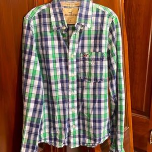 Boys Hollister button up shirt